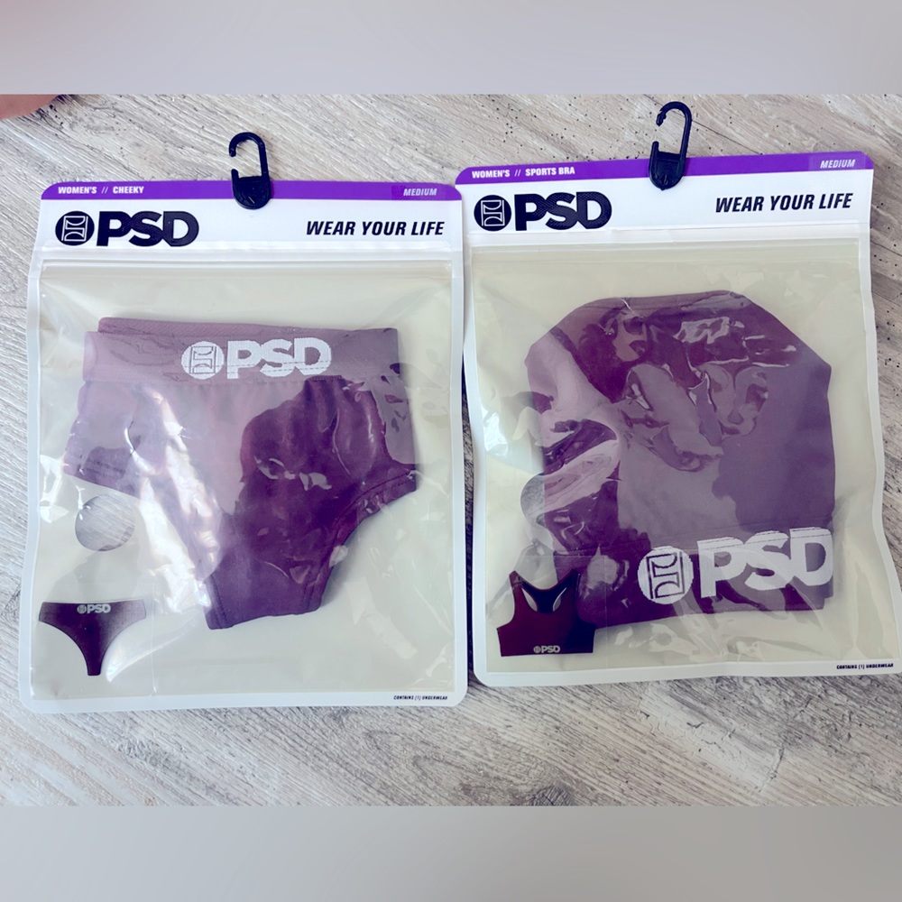 PSD - Womans Underwear/sports bra set